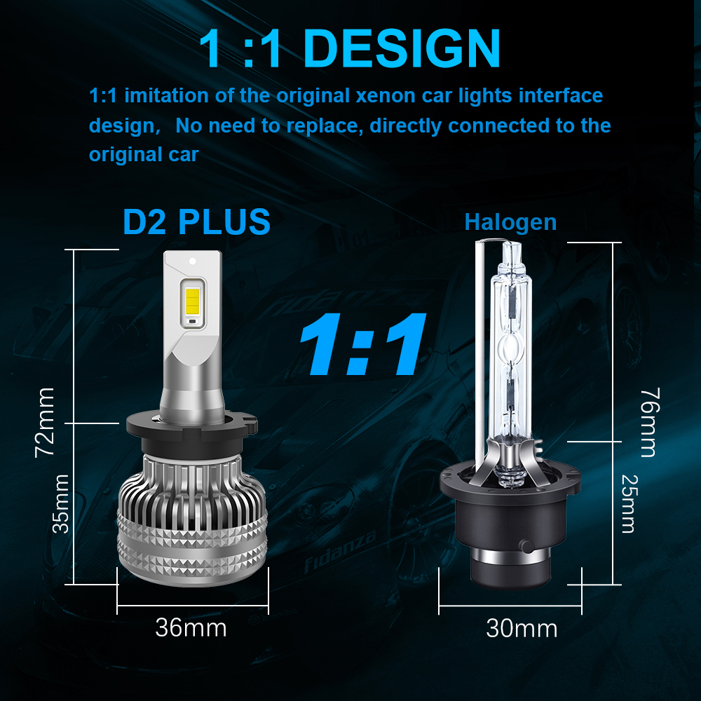 NaoEvo D2S/D2R LED Bulbs
