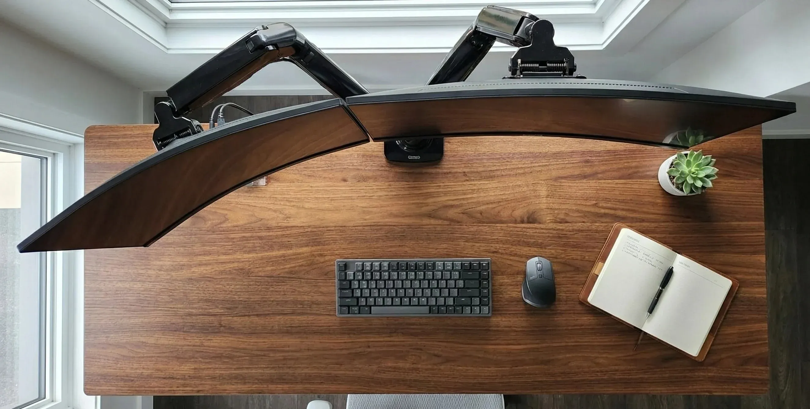 The North Bayou G55 Dual Arm VESA Mount